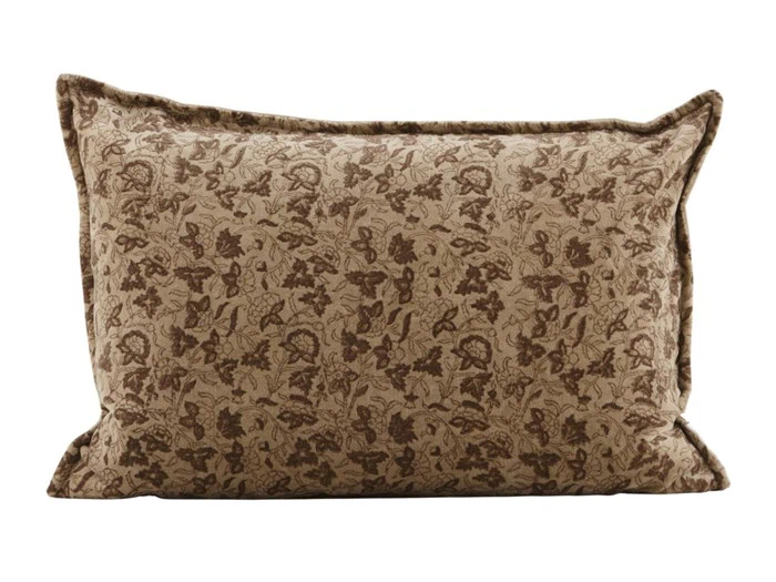 2 stk. Velv pudebetræk i lysebrun fra House Doctor - 40x60cm