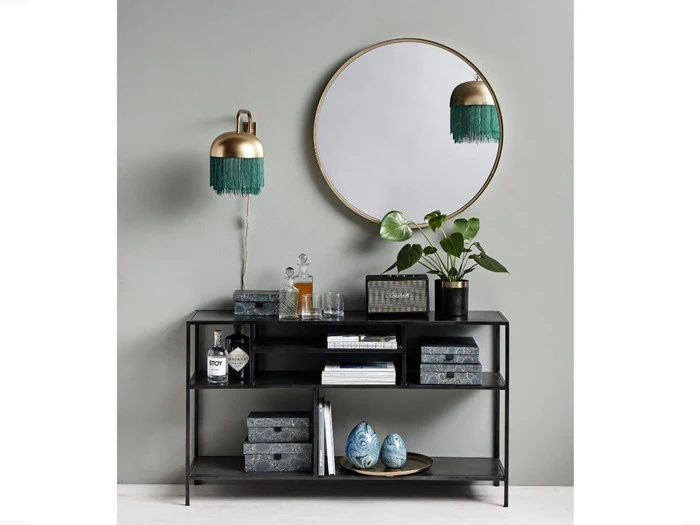 Jern reol fra Nordal - L130 cm