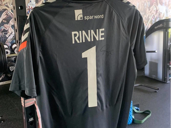 Kampbrugt signeret Jacob Rinne trøje