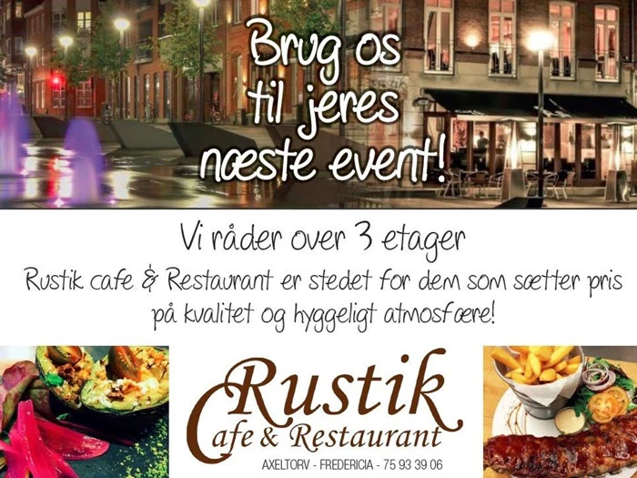 Gavekort 300 kr. til RUSTIK CAFE OG RESTURANT
