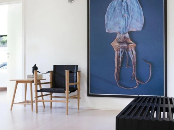 Nobel Safari stol fra Cinas - sort læder