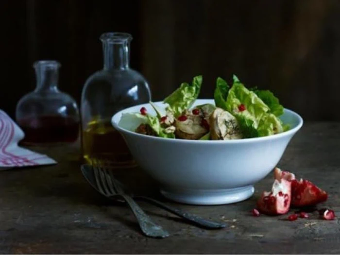 Salatskål nr. 9 i porcelæn fra Pillivuyt - Ø: 24,5 cm