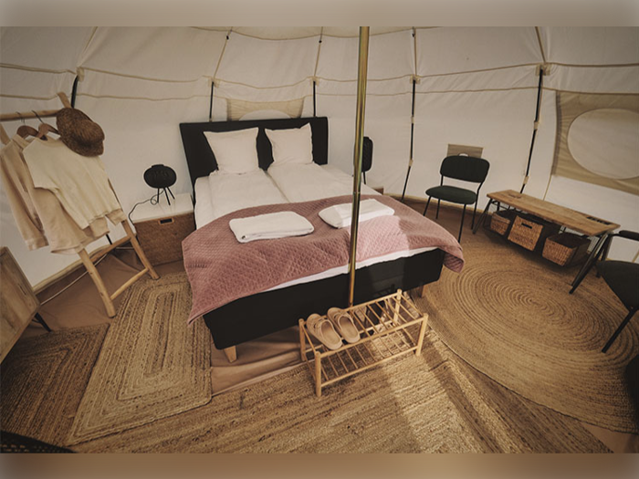 Luksus Glamping Ophold for 2 på Samsø Badehotel Ilse Made