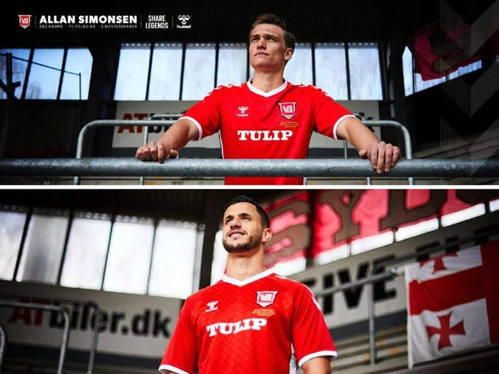 KAMPBRUGT LEGENDETRØJE #4 Rasmus Lauritsen str. L