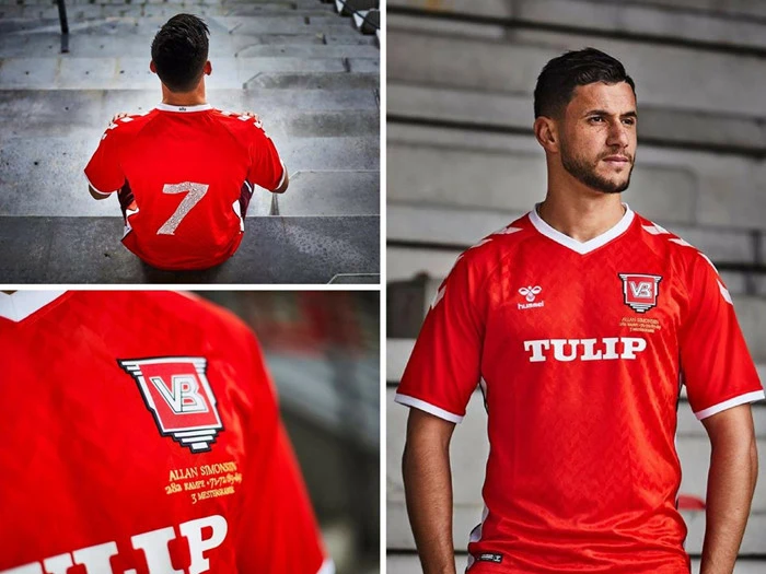 KAMPBRUGT LEGENDETRØJE #4 Rasmus Lauritsen str. L