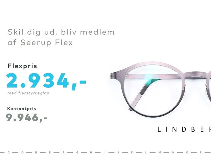 2 års brilleabonnement på Flerstyrkeglas - lav din egen brillegarderobe til vanvittige priser!