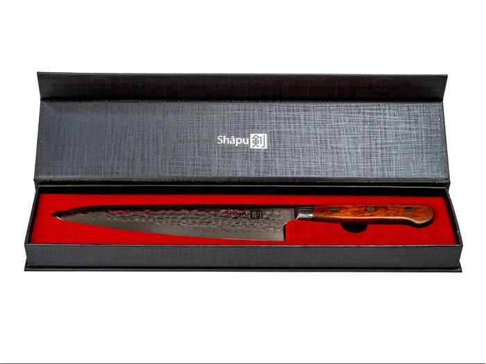 SHĀPU S2 KNIVSÆT I JAPANSK DAMASKUSSTÅL