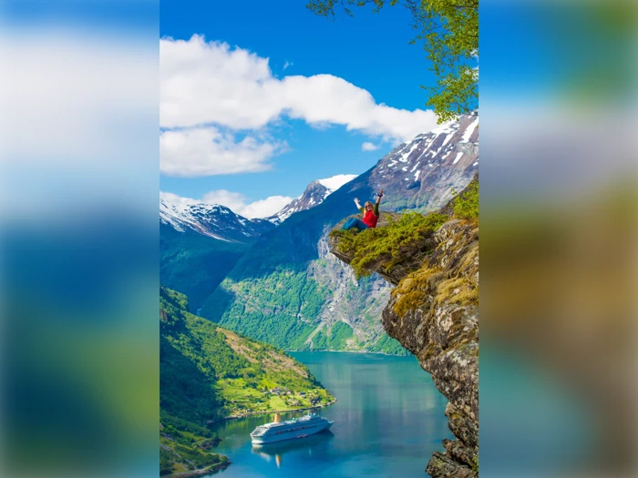 Last minute: Krydstogt for 2 med helpension til Norske Fjorde (23. maj - 30. maj 2026)