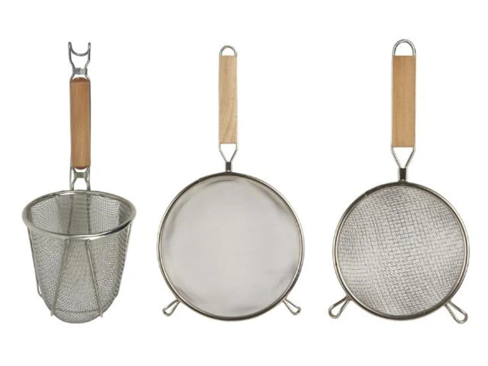 3 stk. dørslag m/træhåndtag fra Ib Laursen