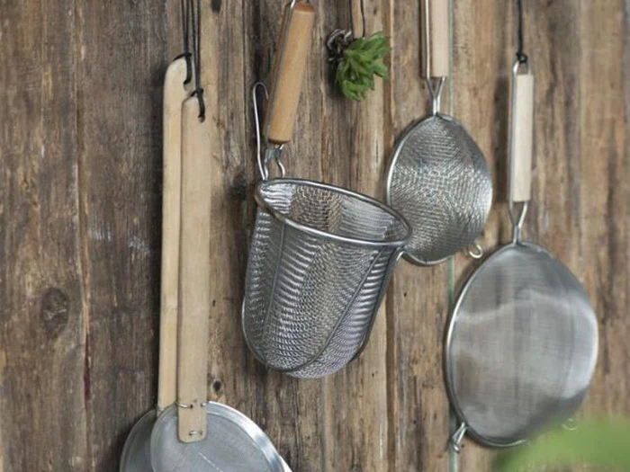 3 stk. dørslag m/træhåndtag fra Ib Laursen