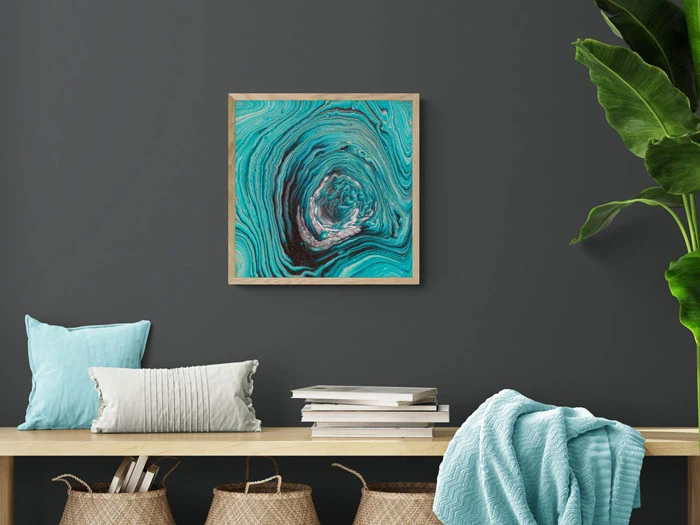 ORKANENS ØJE  - KUNSTTRYK 50CM X 50CM - BYMALUE [T065]