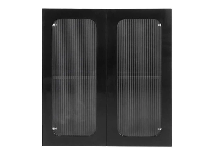 Vægskab med glaslåger fra Nordal - 85x80 cm 