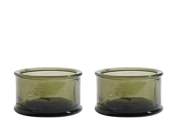 6 stk. glasskåle fra Muubs - grøn