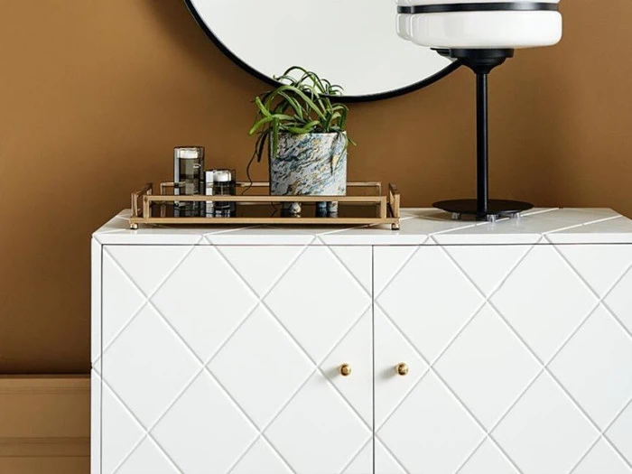 SQUARE lille skænk fra Nordal - 97X100 cm