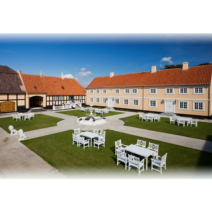 Romantisk ophold for 2 inkl. gourmetmiddag på Skrøbelev Gods