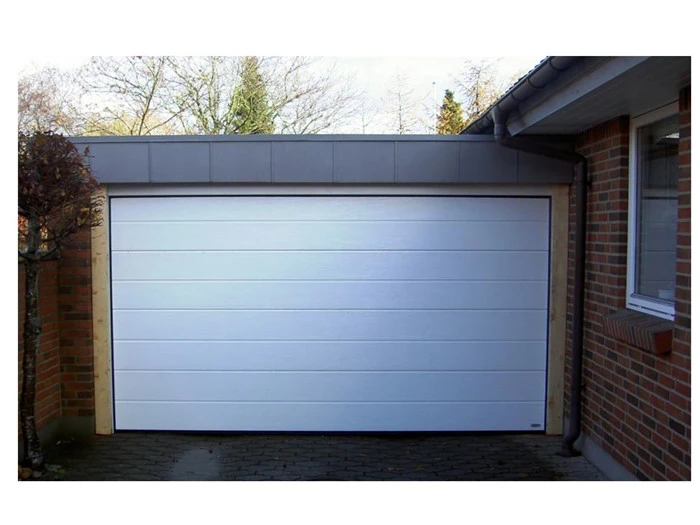 Alutech TREND M-Panel Garageport fra Plus Porte (hvid - træstruktur)