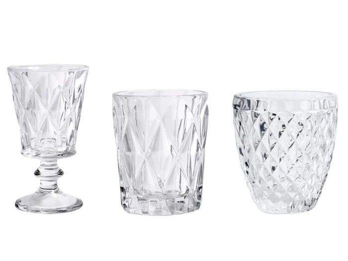 DIAMOND cocktail- og glassæt fra Nordal - 6 stk. - Valgfri farve (fri fragt)