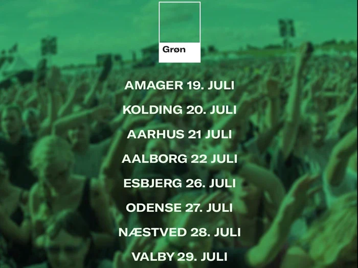 2 BILLETTER TIL VALGFRI GRØN KONCERT
