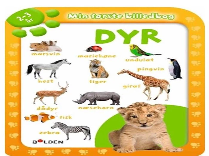 8 dele - 7 børnebøger Pap / Læse "Søvnige dyr" + stor legekuffert