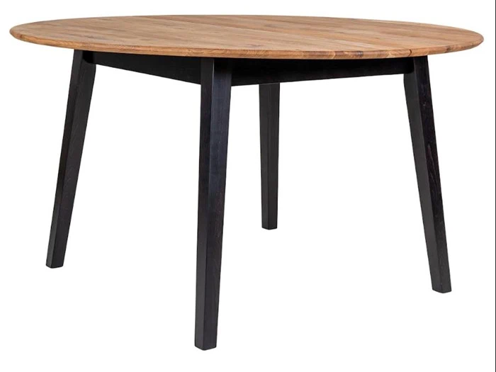 Spisebord i olieret eg m/4 stole