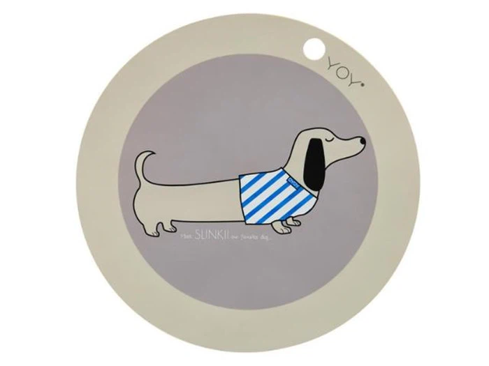 OYOY, Regnbue Hagesmæk, Slinkii dækkeserviet, bestik