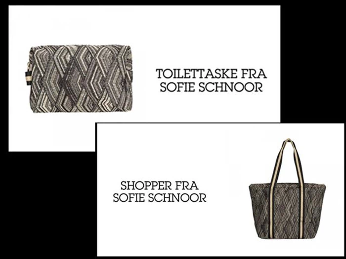 Toilettaske og Shopper fra Sofie Schnoor