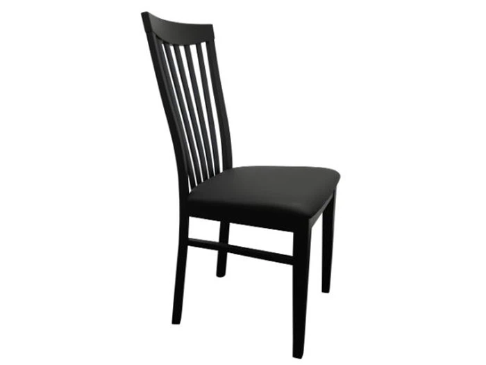 4 stk. sorte spisebordsstole i bøg