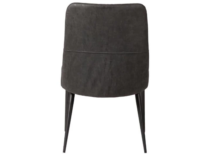 6 stk. Gråsorte spisebordsstole i PU fra Kristensen:Kristensen  