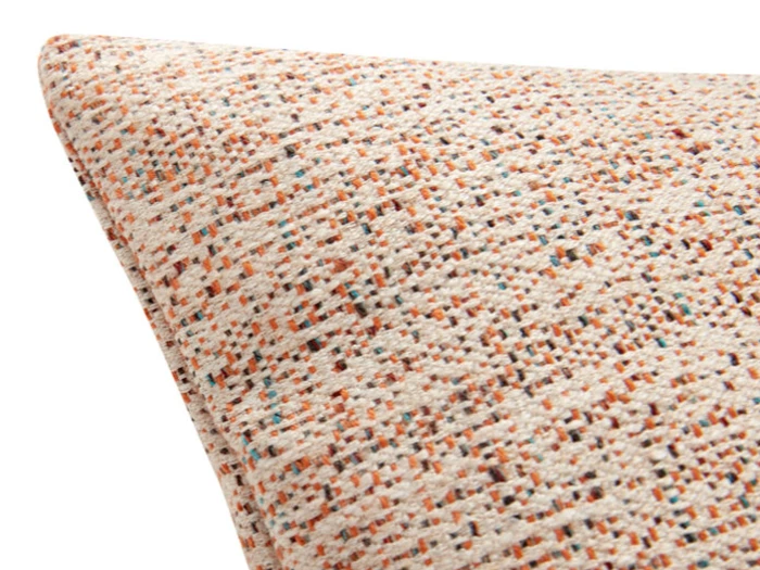 Hübsch, Speckle, Pude, Orange, Sand, Kanvas, Polyester, L:60 x B:60 cm