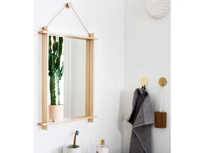 Square spejl fra OYOY - 46x36 cm