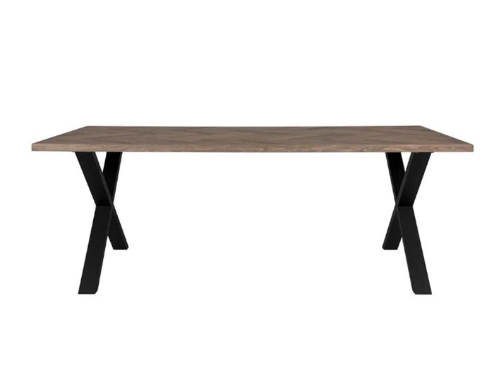 Smoked spisebord m/sildebensmønster