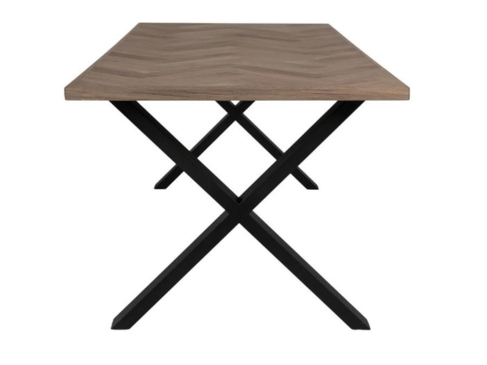 Smoked spisebord m/sildebensmønster