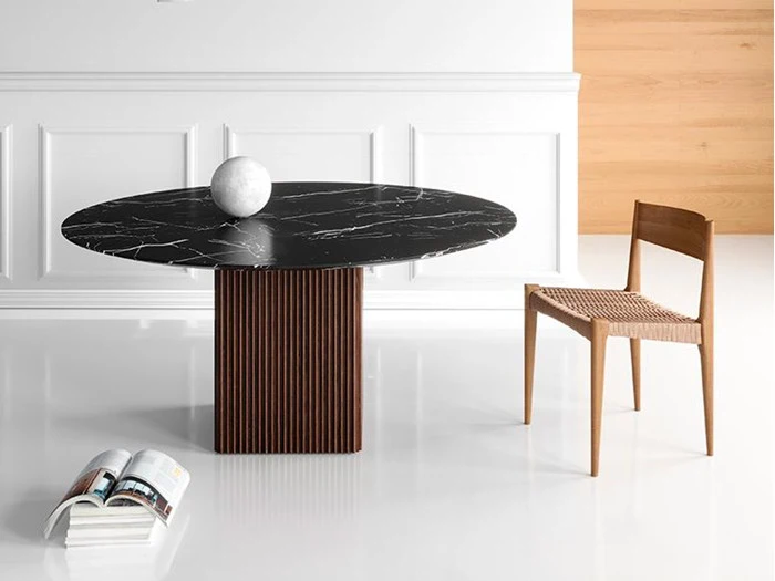 dk3 Spisebord, model Ten marmor (udstillingsmodel)