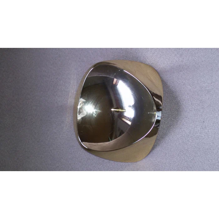 Trekantet Stelton lysestage i kobber