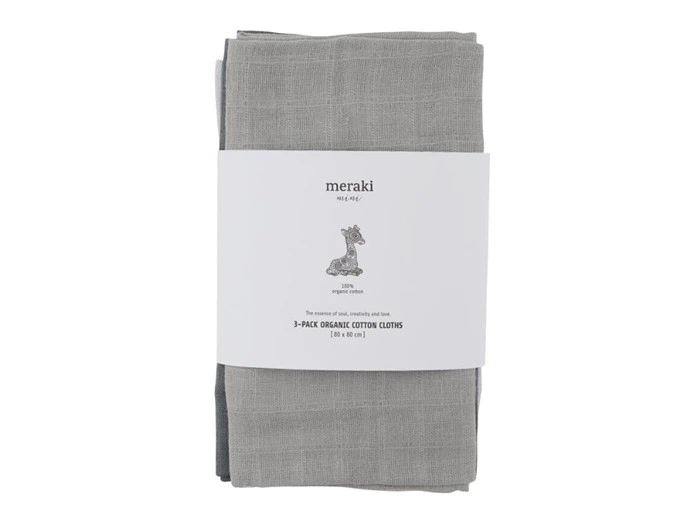 12 stk. økologiske stofbleer fra Meraki