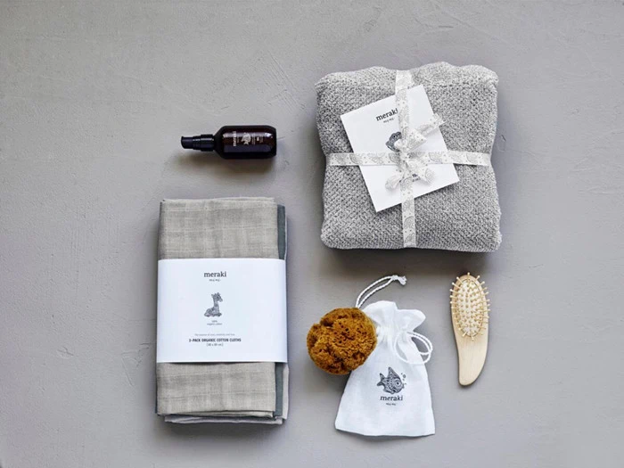 12 stk. økologiske stofbleer fra Meraki