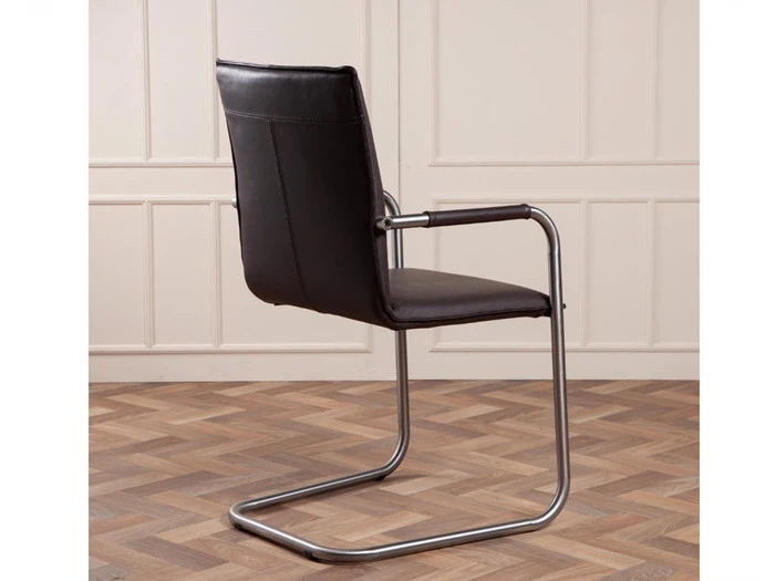 6 stk. spisebordsstole i brun læder fra Kristensen:Kristensen  