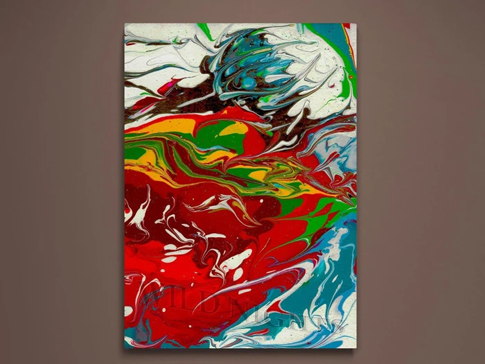 WILD NIGHTS - KUNSTTRYK 50CM X 70CM - BYMALUE [T038] (Normalpris kr. 400)