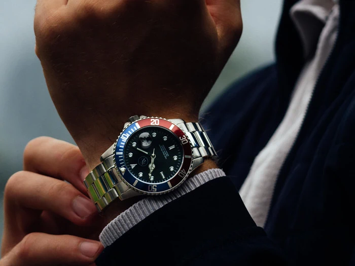 Heritage Diver Blue/Red - Dansk designet ur fra Schmidt Watches