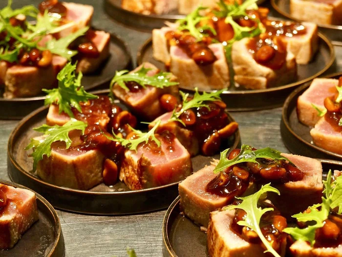 7-retters delemenu for 4 personer til Restaurant SYV NI 13 i Aarhus