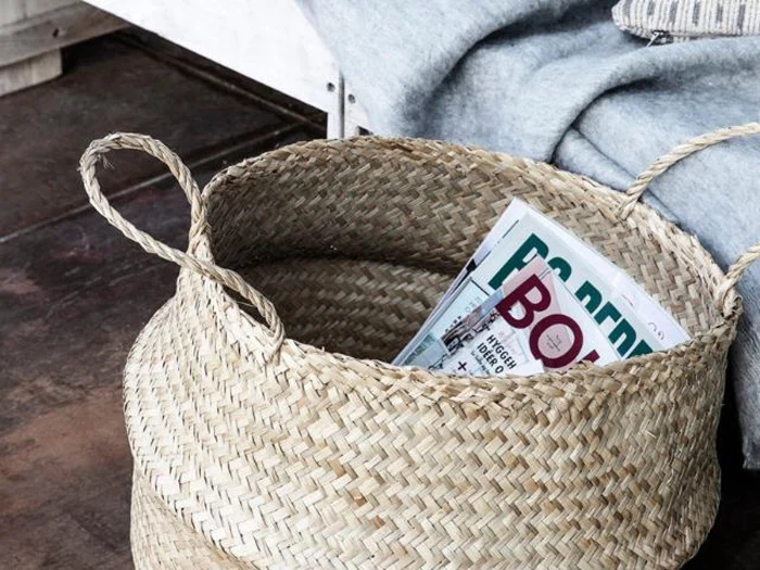 House Doctor, Tanger, kurv, søgræs, 30x40 cm