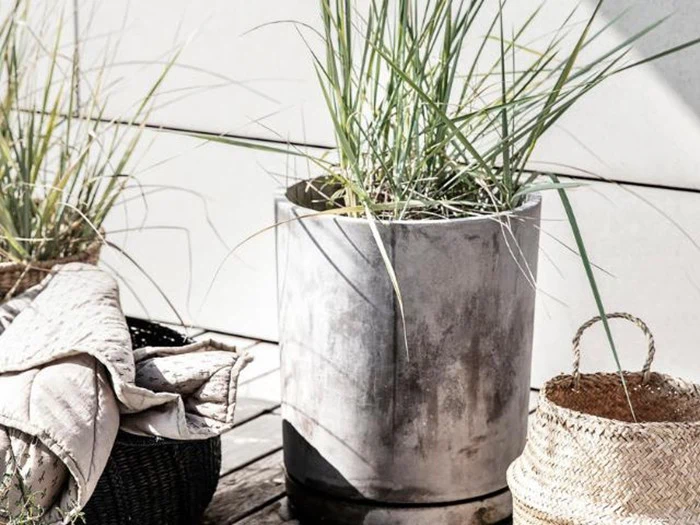 2 stk. Tanger kurve fra House Doctor - H:36.5 x Dia:32 cm H:18.5x Dia:24 cm