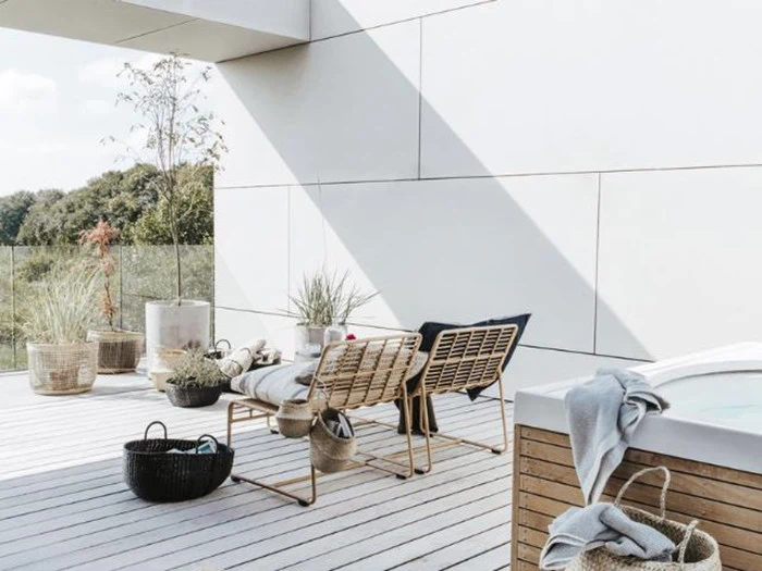 2 stk. Tanger kurve fra House Doctor - H:36.5 x Dia:32 cm H:18.5x Dia:24 cm