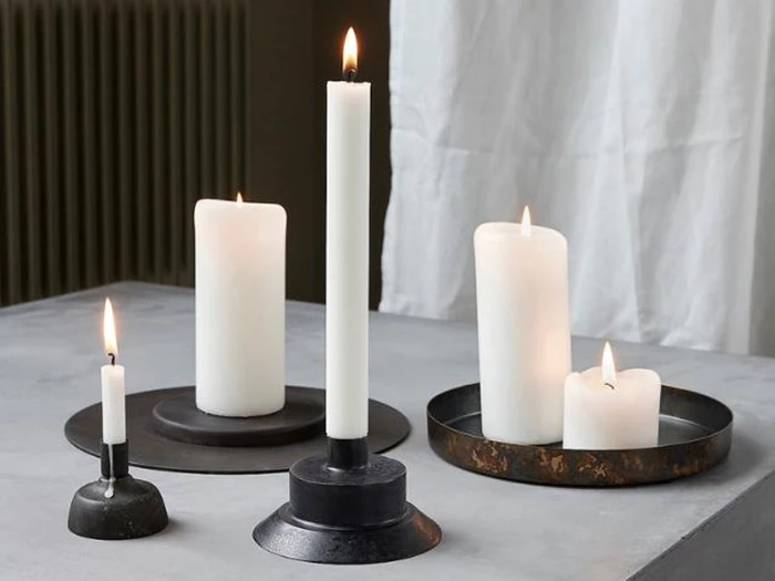 2 stk. Lid lysesstager fra House Doctor