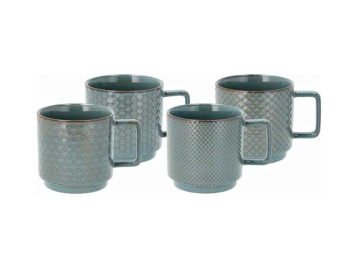 Villa Collection, Elm Krus, Stentøj, Blågrå, 14,4 cm