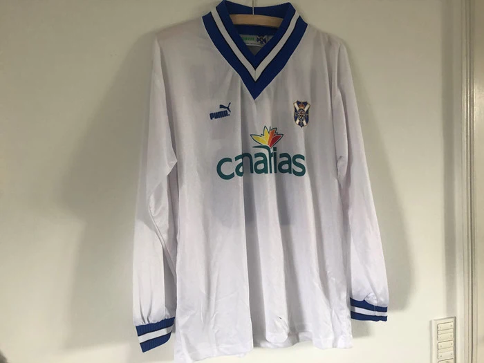 Match Worn Tenerife-trøje (Oliver Neuville) fra 1997 - (L)