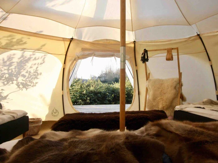 Glamping i Luxury Suite på Thorséng Nature Resort 