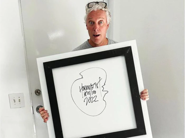 Fuck the poor 80*80 cm Limited Editions - Kristian von Hornsleth kunstværk