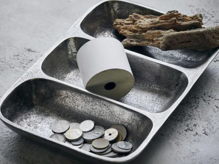 House Doctor, Topa Skål i Antik metallik, 30x20 cm