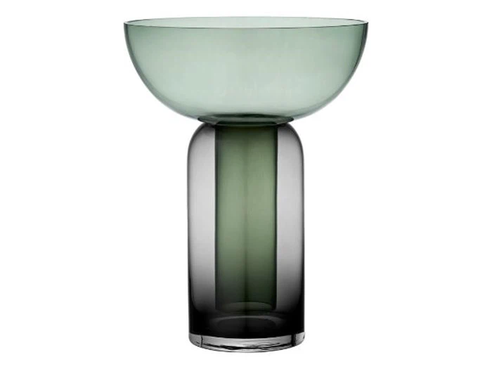 TORUS vase i grøn fra AYTM - H: 33 cm